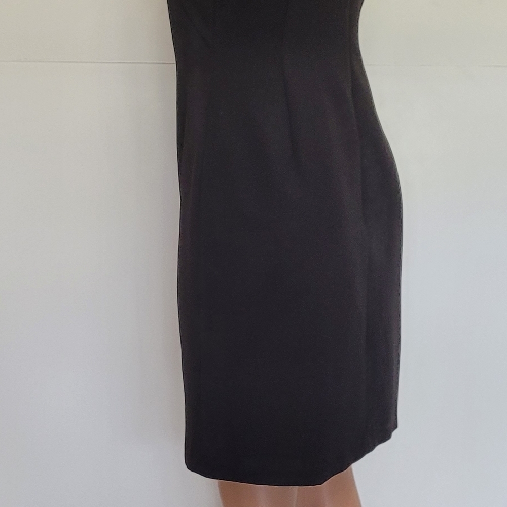 HALSTON EVENING Andie Crossover Neck Cocktail Dress - Picture 8 of 14